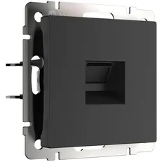 Изображение Розетка Ethernet RJ-45 (черный матовый) W1181008